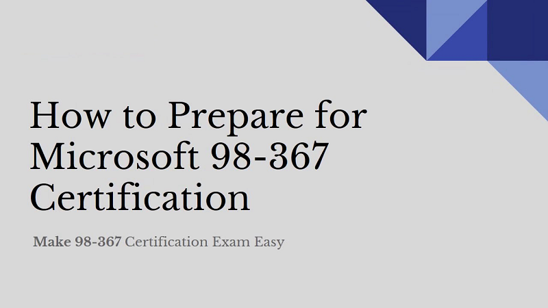 How To Ace The Microsoft Security Fundamentals MTA 98-367 Exam