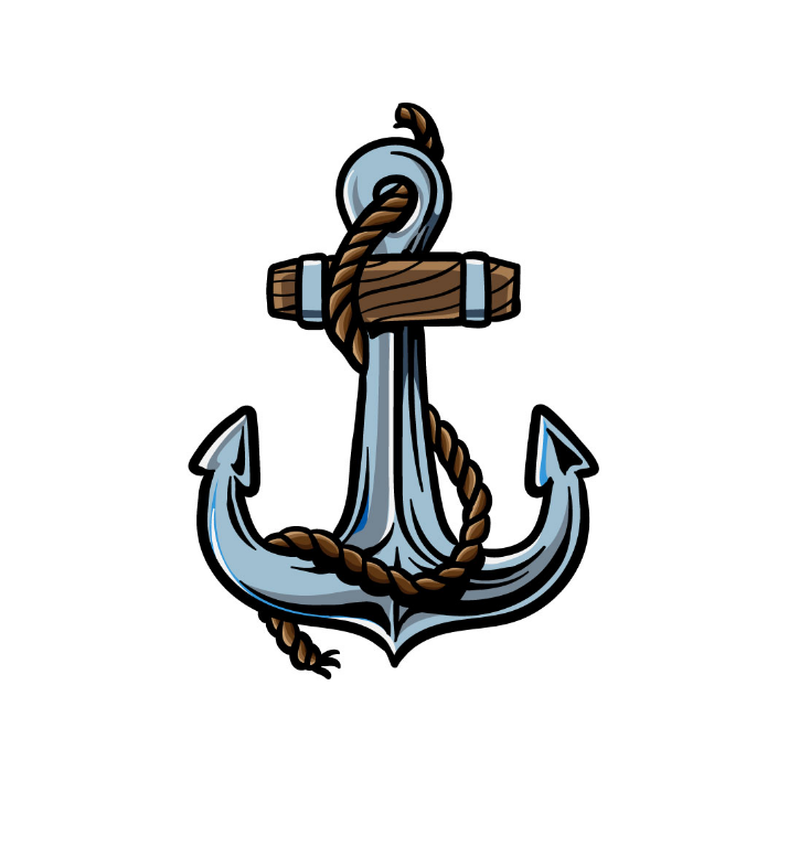 How To Draw  An Step by step   Anchor